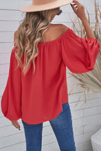 Load image into Gallery viewer, Off-Shoulder Balloon Sleeve Top
