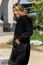 Load image into Gallery viewer, Double Take Full Size Hooded Teddy Bear Jacket with Thumbholes
