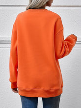 Load image into Gallery viewer, Christmas Tree Graphic Round Neck Sweatshirt
