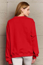 Load image into Gallery viewer, Simply Love Full Size MERRY AND BRIGHT Graphic Sweatshirt
