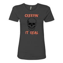 Load image into Gallery viewer, &quot;Creepin&#39; It Real&quot; Women&#39;s Boyfriend Tee
