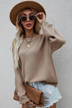Load image into Gallery viewer, Button Detail Boat Neck Sweater
