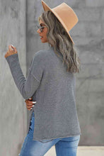 Load image into Gallery viewer, Solid Button Up Sweater Top
