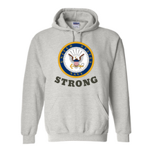 Load image into Gallery viewer, Navy Strong Hoodie
