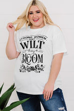 Load image into Gallery viewer, Plus Size Graphic Round Neck T-Shirt

