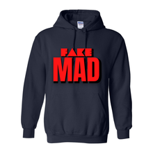 Load image into Gallery viewer, Red Retro Fake Mad Hoodie
