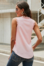 Load image into Gallery viewer, Eyelash Lace V-Neck Tank Top
