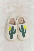 Load image into Gallery viewer, Melody Cactus Plush Slide Slippers
