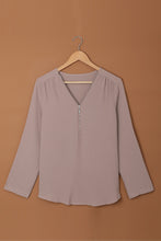 Load image into Gallery viewer, Zip Front V-Neck Top
