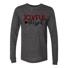 Load image into Gallery viewer, Joyful &amp; Blessed Long Sleeve Tee
