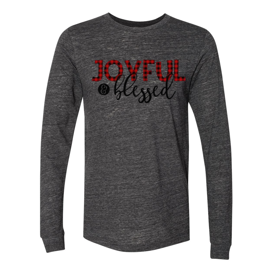 Joyful & Blessed Long Sleeve Tee