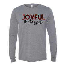 Load image into Gallery viewer, Joyful &amp; Blessed Long Sleeve Tee
