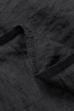 Load image into Gallery viewer, Contrast Sheer Mesh Lace Up Blouse
