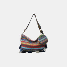 Load image into Gallery viewer, Printed Tassel Detail Crossbody Bag with Small Purse
