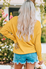 Load image into Gallery viewer, Ribbed Lace Trim V-Neck Top

