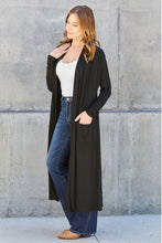 Load image into Gallery viewer, Basic Bae Full Size Open Front Long Sleeve Cover Up
