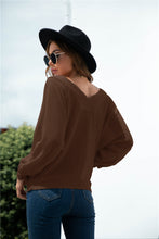Load image into Gallery viewer, Raglan Sleeve Kangaroo Pocket Top
