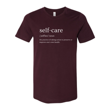 Load image into Gallery viewer, Self Care Definition (White Lettering) Tee
