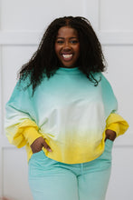 Load image into Gallery viewer, Zenana Hello Summer Full Size Run Ombre Cropped Sweatshirt
