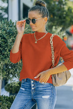Load image into Gallery viewer, Mock Neck Ribbed Detail Sweater
