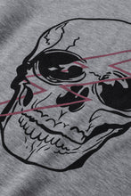 Load image into Gallery viewer, Halloween Skull and Lightning Graphic Tee
