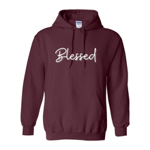Load image into Gallery viewer, Blessed Hoodie  (White Lettering)

