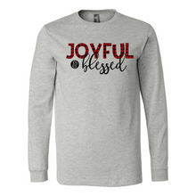 Load image into Gallery viewer, Joyful &amp; Blessed Long Sleeve Tee
