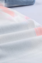 Load image into Gallery viewer, Tie-Dye Boat Neck Batwing Sleeve Tee
