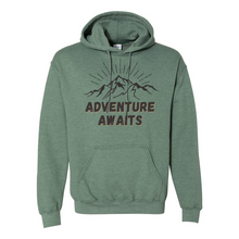 Load image into Gallery viewer, Adventure Awaits Unisex Hoodie
