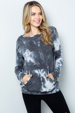 Load image into Gallery viewer, Tie Dye French Terry Sweatshirt Plus Size
