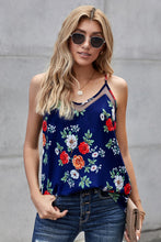 Load image into Gallery viewer, Floral Spliced Mesh Cami
