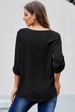 Load image into Gallery viewer, Zip Front V-Neck Top
