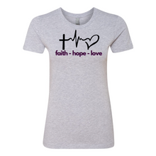 Load image into Gallery viewer, Faith Hope Love Boyfriend Tee
