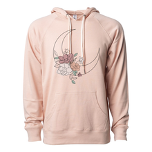 Load image into Gallery viewer, Floral Moon Terry Hoodie
