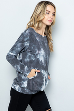 Load image into Gallery viewer, Tie Dye French Terry Sweatshirt Plus Size
