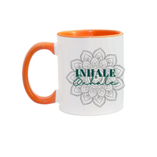 Load image into Gallery viewer, Inhale Exhale 11oz. Mugs
