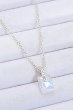 Load image into Gallery viewer, 925 Sterling Silver Natural Moonstone Pendant Necklace
