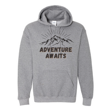 Load image into Gallery viewer, Adventure Awaits Unisex Hoodie
