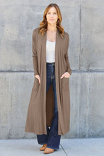 Load image into Gallery viewer, Basic Bae Full Size Open Front Long Sleeve Cover Up
