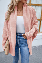 Load image into Gallery viewer, Open Front Long Sleeve Cardigan
