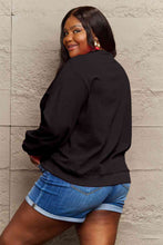 Load image into Gallery viewer, Simply Love Full Size MERRY AND BRIGHT Graphic Sweatshirt

