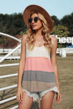Load image into Gallery viewer, Color Block Knit Tank Top
