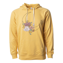Load image into Gallery viewer, Floral Moon Terry Hoodie
