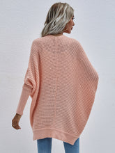 Load image into Gallery viewer, Waffle Knit Open Front Cardigan
