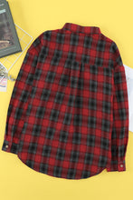 Load image into Gallery viewer, Oversized Plaid Button Down Flannel

