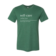 Load image into Gallery viewer, Self Care Definition (White Lettering) Tee
