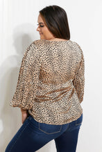 Load image into Gallery viewer, ODDI Full Size Printed Pleated Blouse
