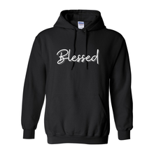 Load image into Gallery viewer, Blessed Hoodie  (White Lettering)
