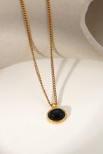 Load image into Gallery viewer, Natural Stone Geometric Pendant Necklace

