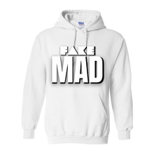 Load image into Gallery viewer, Retro White Fake Mad Hoodie
